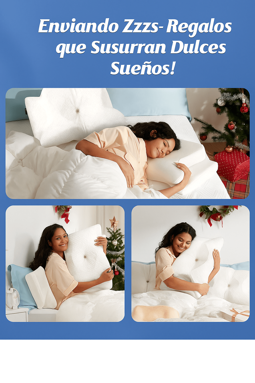 CozyRest Almohada Cervical Viscoelástica - Soporte Ergonómico - Alivio Dolor - VyFlair