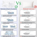CozyRest Almohada Cervical Viscoelástica - Soporte Ergonómico - Alivio Dolor - VyFlair