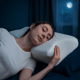 CozyRest Almohada de Cuello Espuma Viscoelástica - Soporte Ergonómico - Para Viaje - VyFlair