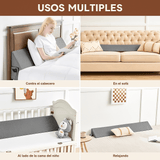 ElevateWedge - Almohada Rellenadora de Espacio - Para Cama - VyFlair