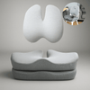ORTHOSEAT - Conjunto de Comodidad Ortopédica - Cojín Asiento y Respaldo - VyFlair