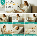 Almohada Cuña Inclinada Deluxe - Soporte Ortopédico Ergonómico - VyFlair
