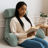 Cojín Respaldo Brazos - Cabecera Ajustable - Soporte Ergonómico - VyFlair