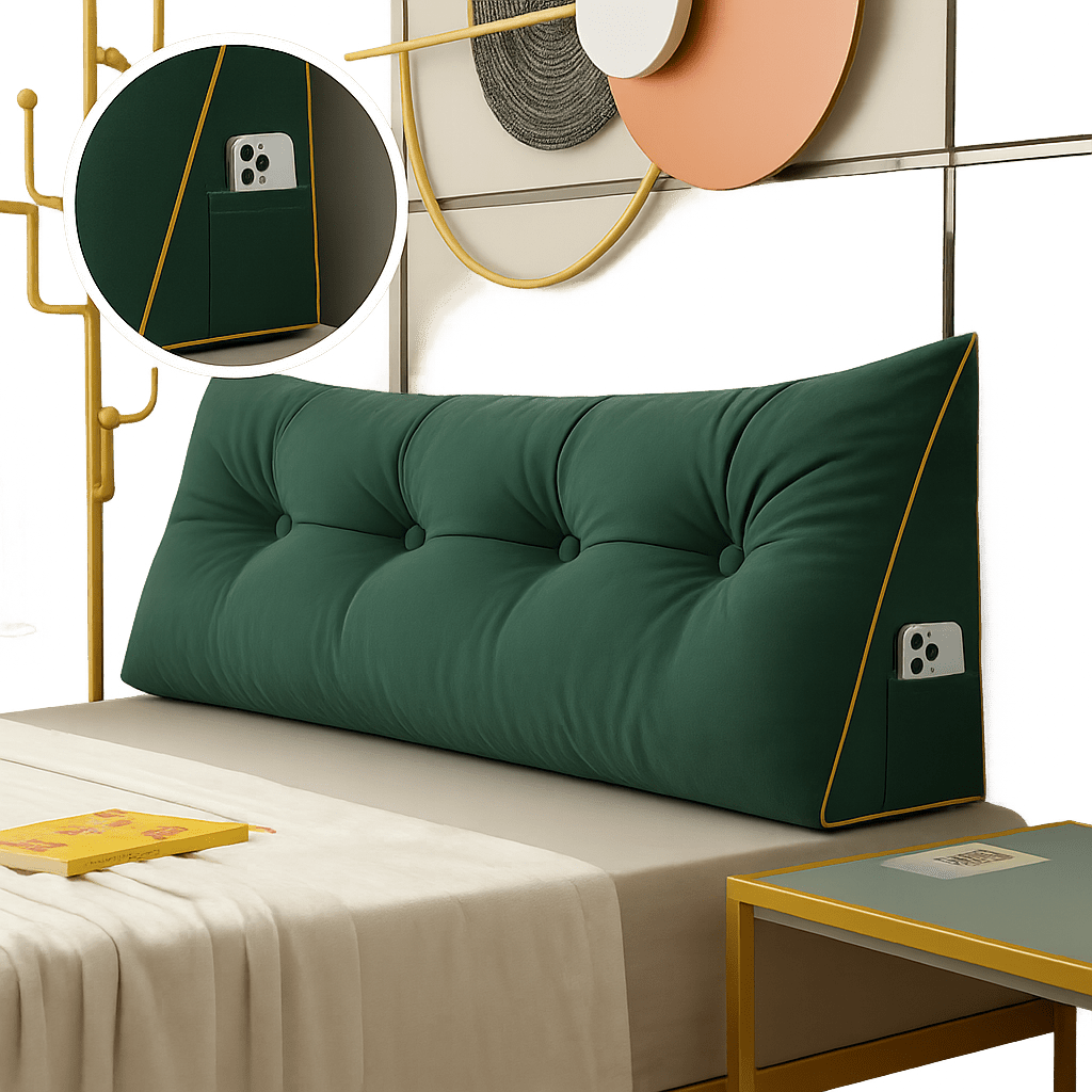 Almohada de Cuña Chic de Lujo - Soporte Cervical - Ergonómica - VyFlair