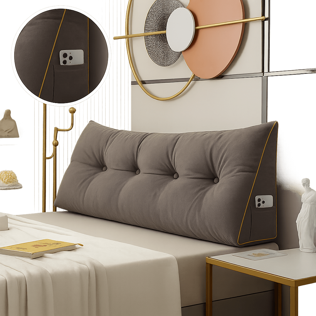 Almohada de Cuña Chic de Lujo - Soporte Cervical - Ergonómica - VyFlair