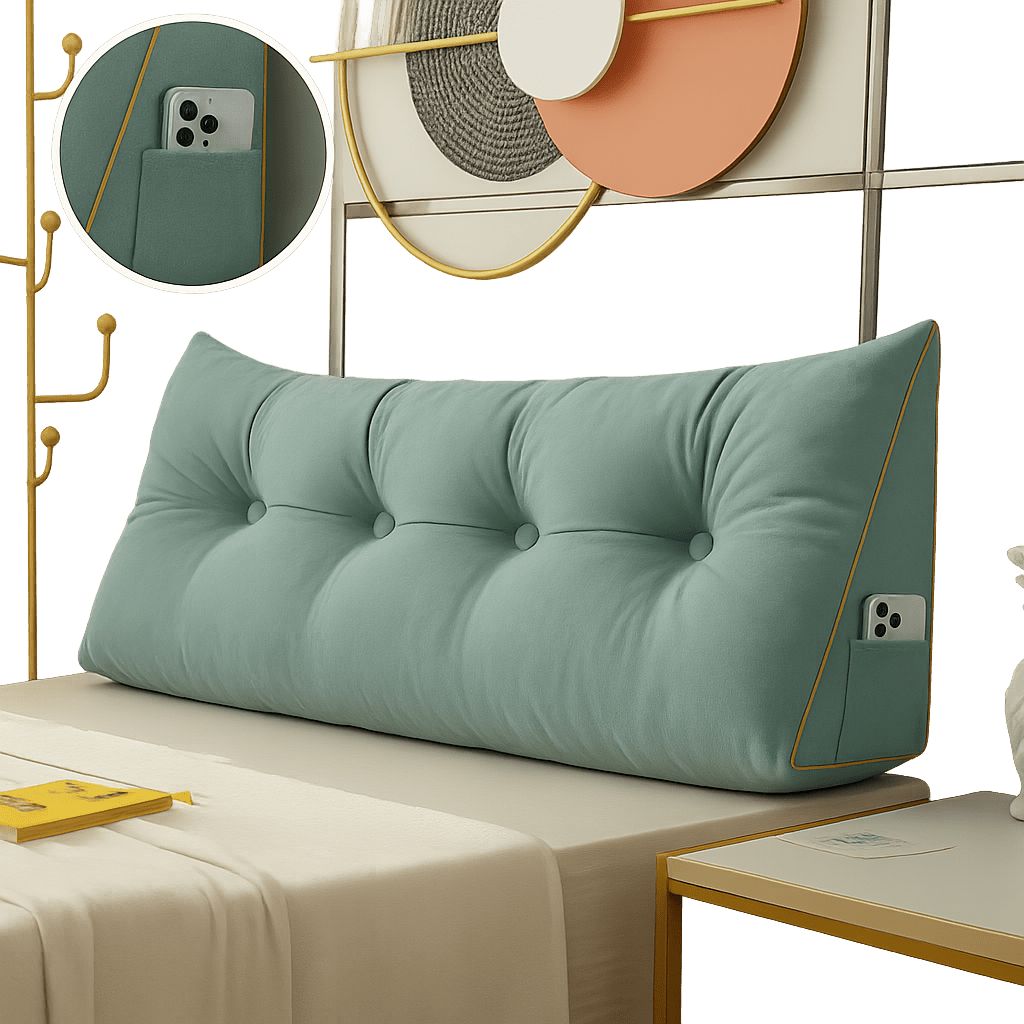Almohada de Cuña Chic de Lujo - Soporte Cervical - Ergonómica - VyFlair