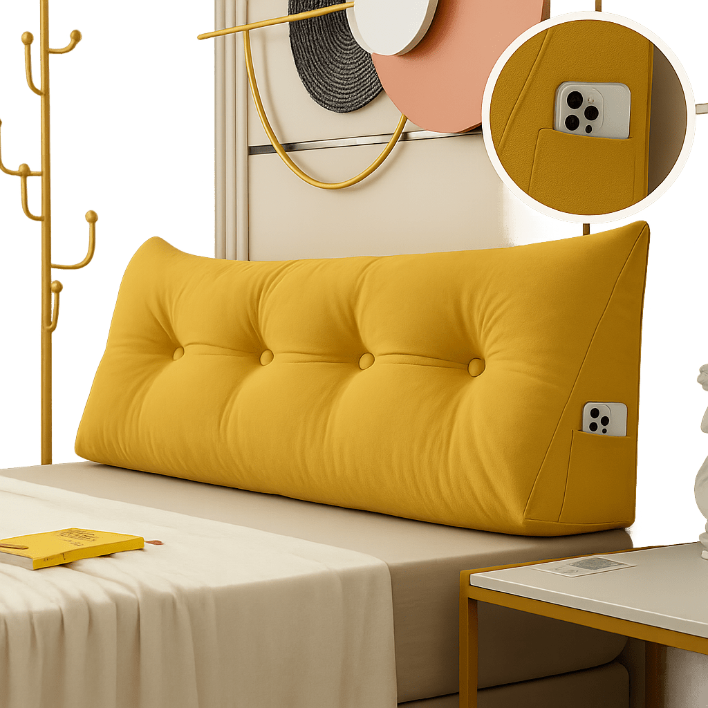 Almohada de Cuña Chic de Lujo - Soporte Cervical - Ergonómica - VyFlair