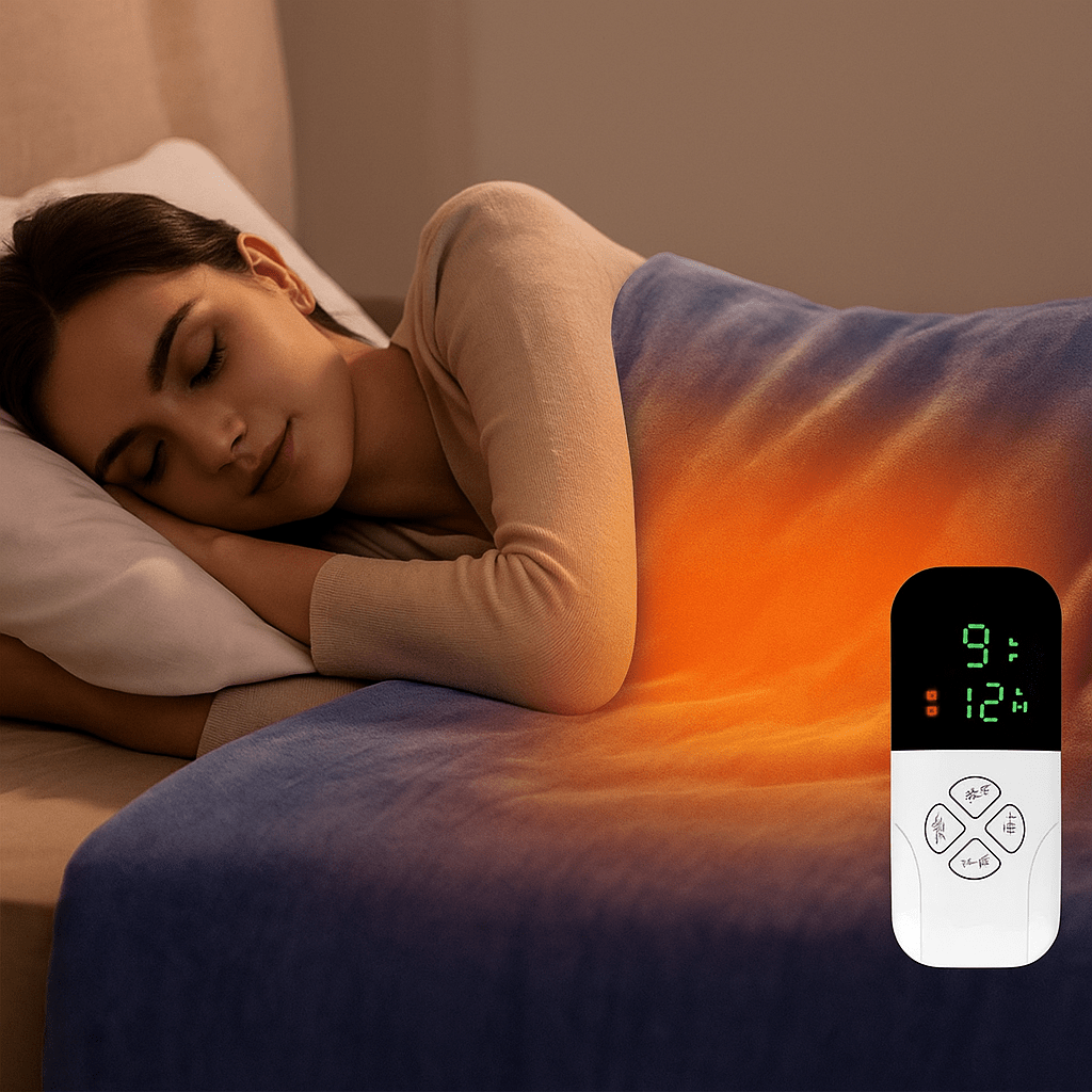 Manta Eléctrica ThermoEase con Termostato Inteligente - VyFlair