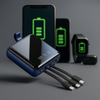 Mini Power Bank 20000mAh con 4 Cables
