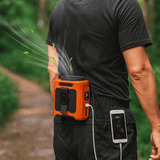 Ventilatore da Cintura Portatile 20000mAh con Torcia