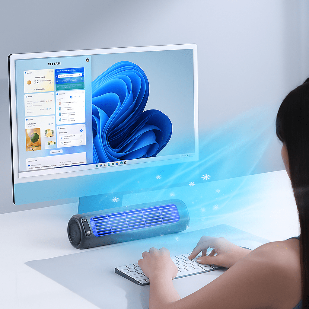 Vyflair | Aire Acondicionado Portátil Recargable sin Cables