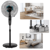 Ventilador de Piso Silencioso 16" con Control Remoto - VyFlair