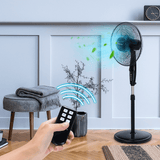 Ventilador de Piso Silencioso 16" con Control Remoto - VyFlair