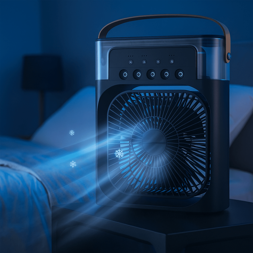 Aerosa Enfriador de Aire Portátil Silencioso LED - VyFlair