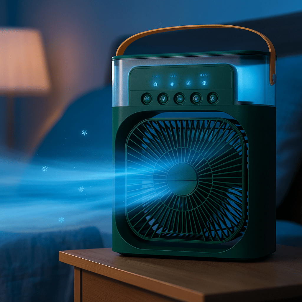 Aerosa Enfriador de Aire Portátil Silencioso LED - VyFlair