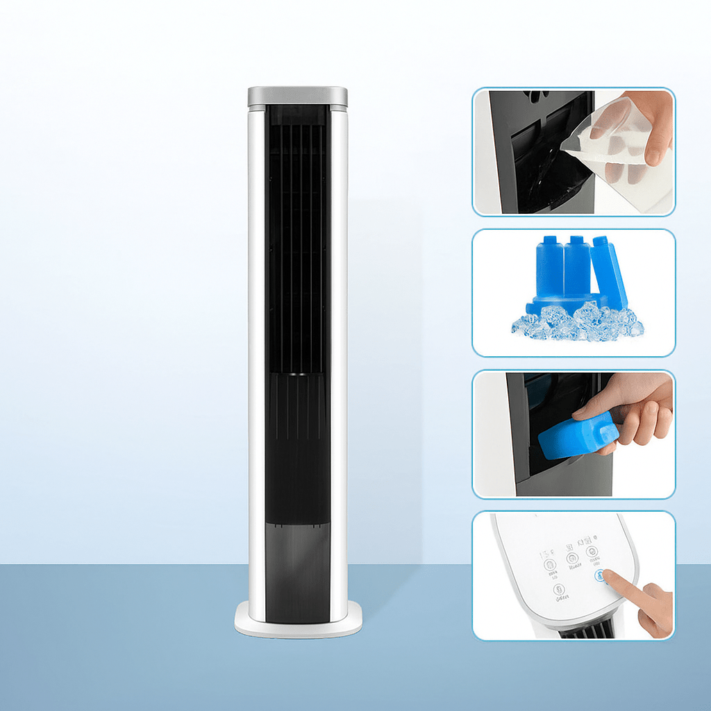 Enfriador Evaporativo 3 en 1 Portátil con Temporizador - VyFlair