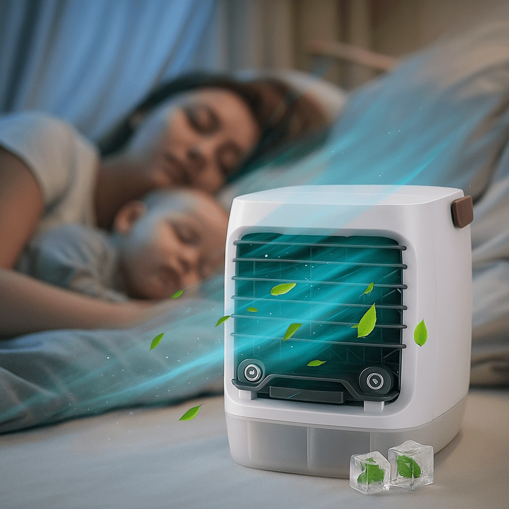 Mini Enfriador de Aire PolarBreeze Portátil Recargable - VyFlair