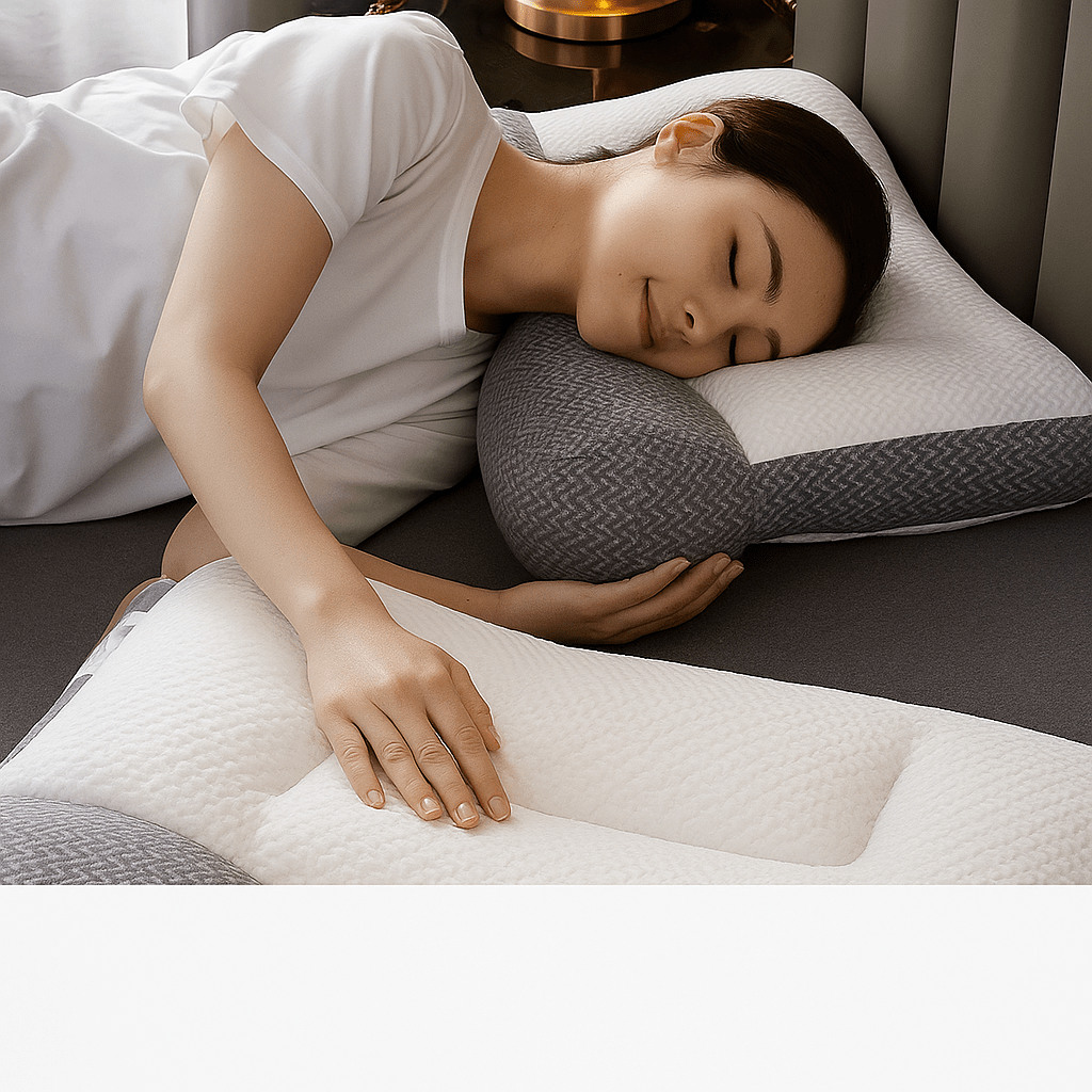 Almohada Ortopédica Cervical Viscoelástica Ergonómica - VyFlair