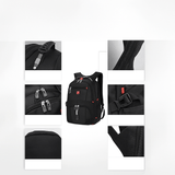 Mochila Impermeable Looply con Puerto USB para Laptop - VyFlair
