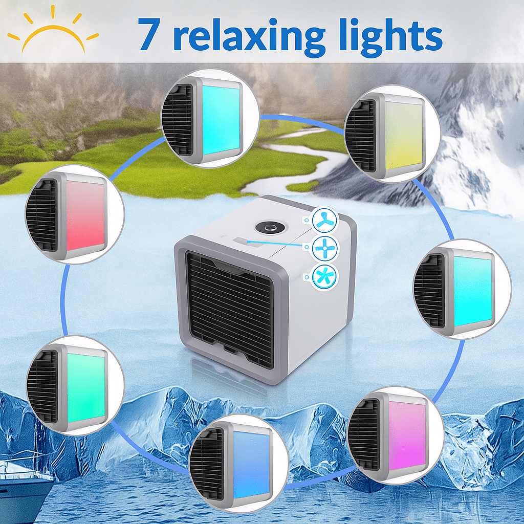 Aire Acondicionado Portátil Artic Air™ 3 en 1 USB - VyFlair