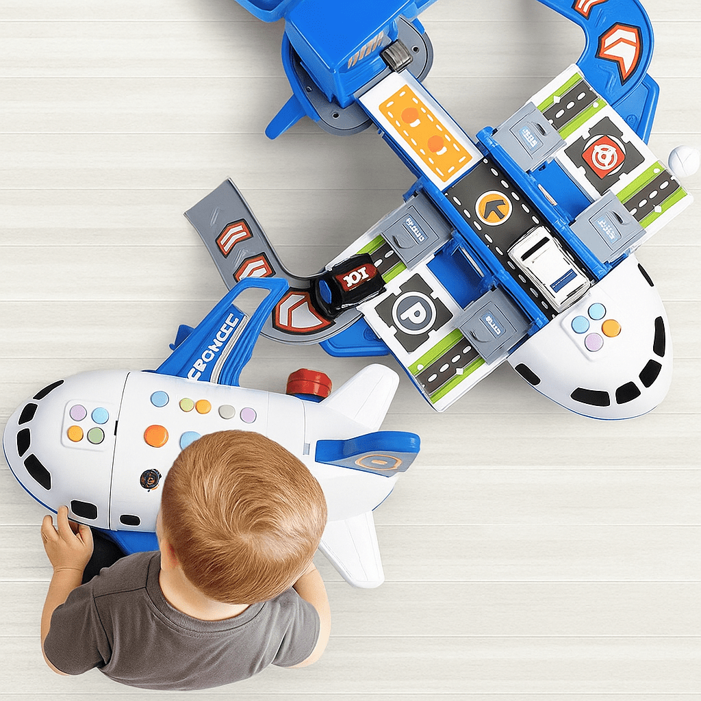 SkyExplorer – Set de Aviones y Vehículos para Niños Exploradores - VyFlair