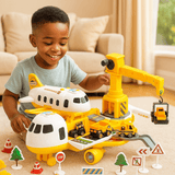 SkyExplorer – Set de Aviones y Vehículos para Niños Exploradores - VyFlair