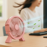 Mini Ventilador Eléctrico Portátil Recargable y Silencioso - VyFlair