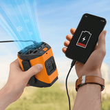 Ventilador Cintura Portátil con Power Bank y Linterna - VyFlair