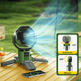 Ventilador Portátil Camping con Luz LED y Batería 6000mAh - VyFlair