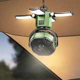 Ventilador Portátil Camping con Luz LED y Batería 6000mAh - VyFlair