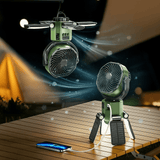 Ventilador Portátil Camping con Luz LED y Batería 6000mAh - VyFlair