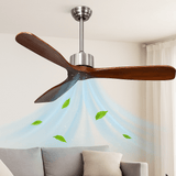 Ventilador de Techo 52" Níquel con Control Remoto - VyFlair
