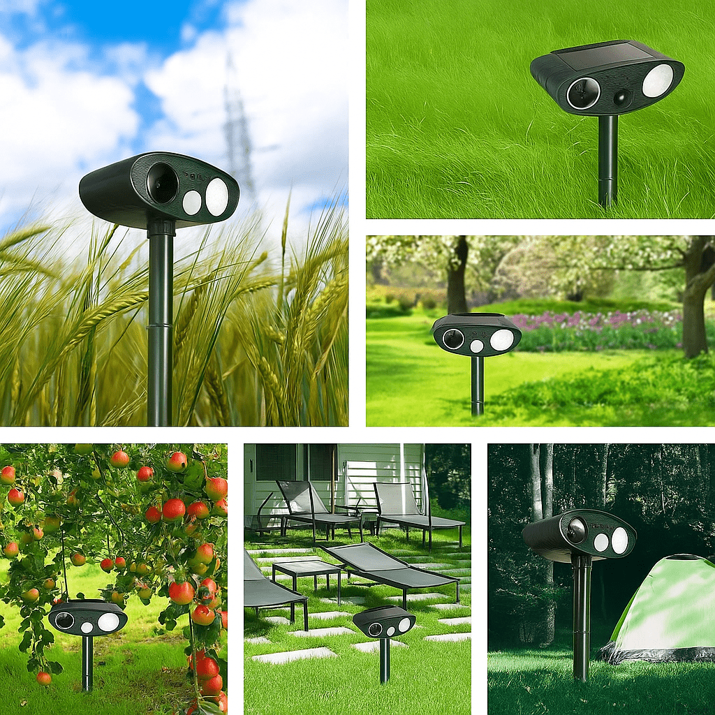 Repelente Ultrasónico Solar para Jardines - VyFlair
