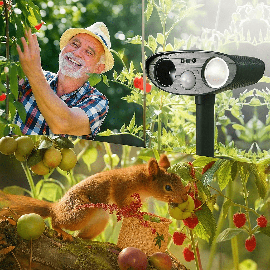 Repelente Ultrasónico Solar para Jardines - VyFlair