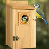 Casa de Pájaros de Cedro con Protector de Cobre - VyFlair
