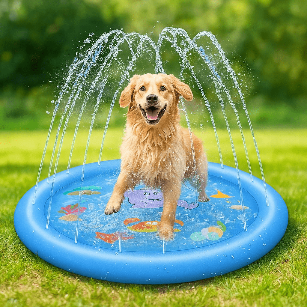 Splashy Piscina Rociadora para Mascotas Portátil - VyFlair