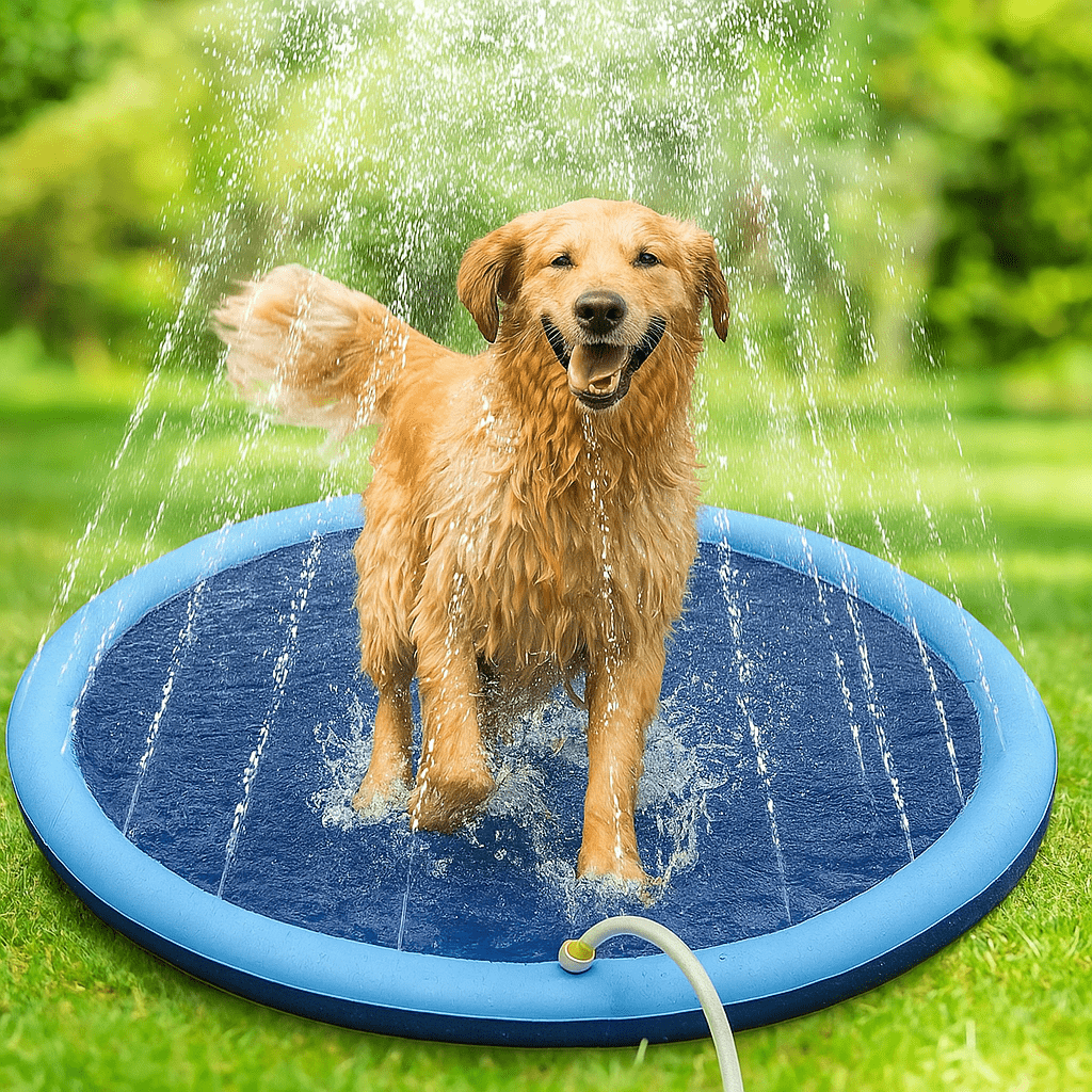 Splashy Piscina Rociadora para Mascotas Portátil - VyFlair