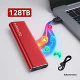 Disco Duro SSD Externo 128TB USB 3.2 Rápido - VyFlair