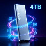 Disco Duro Externo 4TB USB - C Ultra Delgado - VyFlair