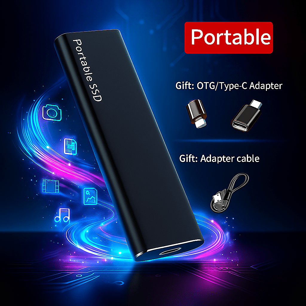 SecureSpace - Disco Duro Externo USB - C de 4TB - VyFlair