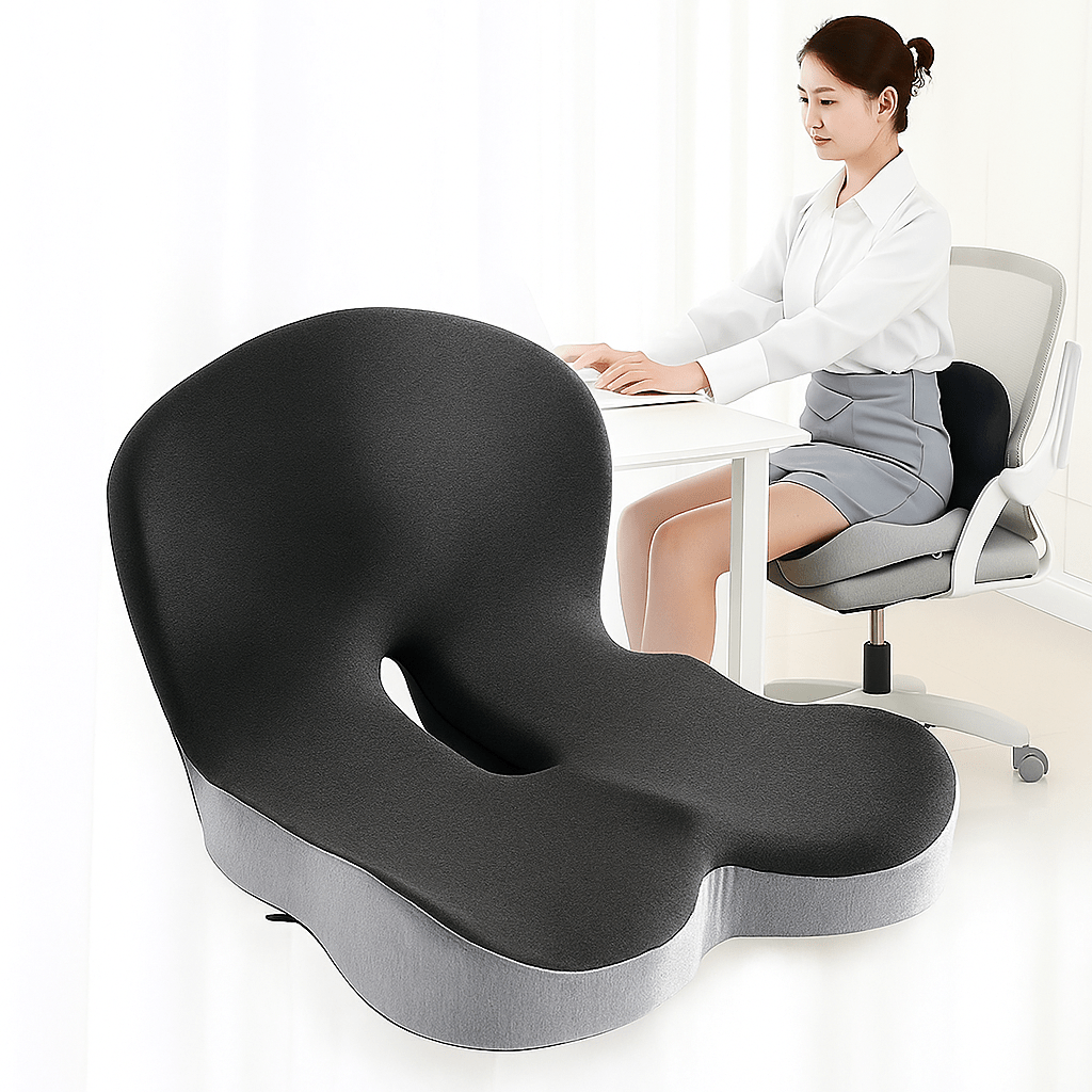 Cojín de Asiento Lumbar de Espuma Viscoelástica - VyFlair
