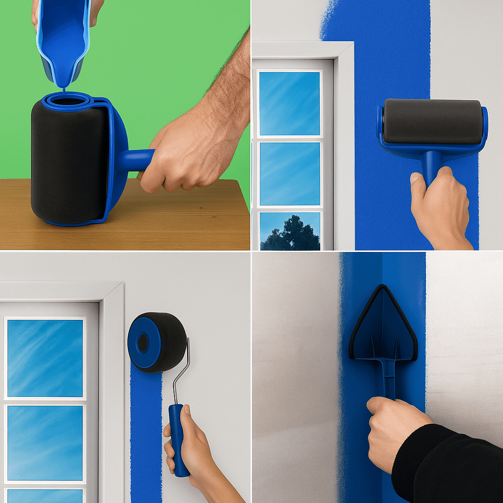 Propinter Ultimate Paint Roller Set – Rodillo de pintura innovador y reutilizable - VyFlair