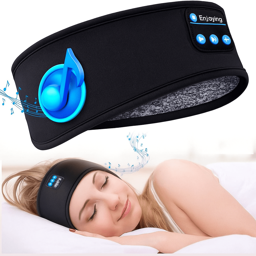 Máscara de Sueño Bluetooth con Auriculares Integrados - VyFlair