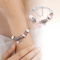 Pulsera de Plata Esterlina con Charms Florales - VyFlair