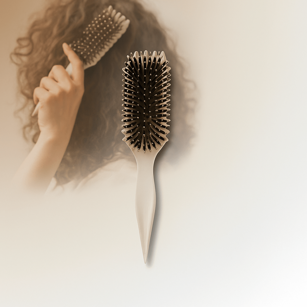 CurlDefine Cepillo Desenredante Antifrizz para Rizos - VyFlair
