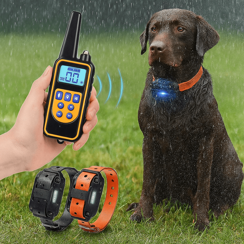 Collar de Perro Eléctrico Impermeable con Control Remoto - VyFlair