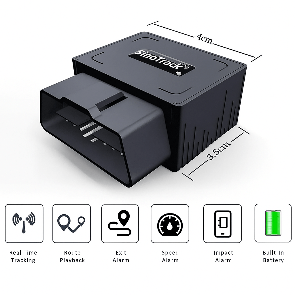 Mini GPS Tracker OBD2 para Vehículos | Rastreo en Tiempo Real con Sistema Gratuito - VyFlair
