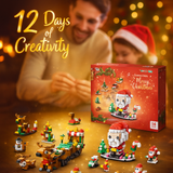 Joybuilder Construction Calendario de Adviento 2025 | 12 días de creatividad navideña para niños