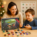 Calendario de Adviento de Gemas 2025 | 24 Cristales Naturales Únicos para Descubrir