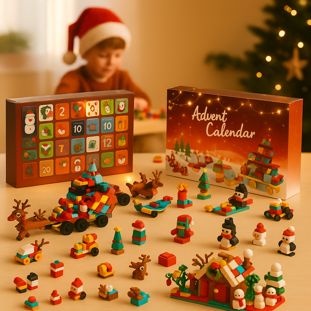 Calendario de Adviento 2025 de Bloques de Construcción – 24 Días de Sorpresas y Diversión Creativa
